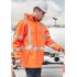 Unisex Super Light Segmented Tape Packable Rain Jacket