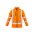 Unisex Hi Vis X Back 2 In 1 Softshell Jacket - Orange