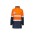 Womens Hi Vis Ultralite Waterproof Jacket - Orange/Navy