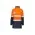 Womens Hi Vis Ultralite Waterproof Jacket - Orange/Navy