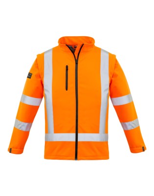 Womens Hi Vis NSW Rail X Back 2 In 1 Softshell Jacket