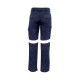 Mens Orange Flame Taped Cargo Pant (Stout)