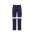 Mens Orange Flame Taped Cargo Pant (Stout) - Navy