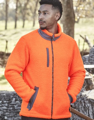 Unisex Streetworx Full Zip Sherpa Fleece