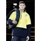 Unisex Hi Vis 1/2 Zip Polar Fleece Pullover