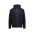 Unisex Zip Front Multi-Pocket Hoodie - Black/Charcoal