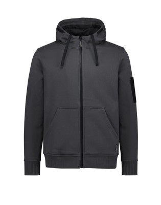Unisex Zip Front Multi-Pocket Hoodie