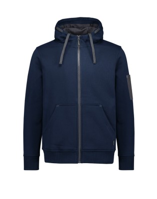 Unisex Zip Front Multi-Pocket Hoodie