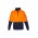 Unisex Hi Vis 1/2 Zip Pullover - Orange/Navy