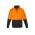 Unisex Hi Vis 1/2 Zip Pullover - Orange/Black