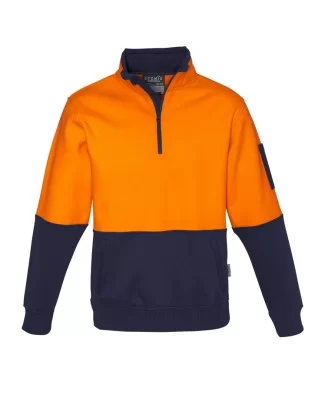 Unisex Hi Vis 1/2 Zip Pullover