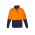 Unisex Hi Vis 1/2 Zip Pullover - Orange/Navy
