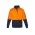 Unisex Hi Vis 1/2 Zip Pullover - Orange/Navy