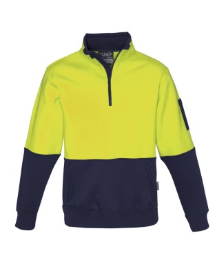 Unisex Hi Vis 1/2 Zip Pullover