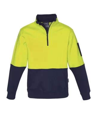Unisex Hi Vis 1/2 Zip Pullover