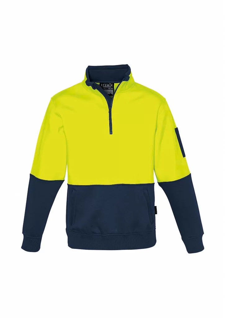Unisex Hi Vis 1/2 Zip Pullover