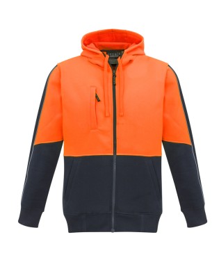 Unisex Hi Vis Full Zip Hoodie
