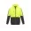 Unisex Hi Vis Full Zip Hoodie - Yellow/Charcoal