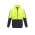 Unisex Hi Vis Full Zip Hoodie - Yellow/Navy