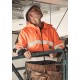 Unisex Hi Vis Full Zip Stretch Taped Hoodie