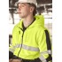 Unisex Hi Vis Full Zip Stretch Taped Hoodie