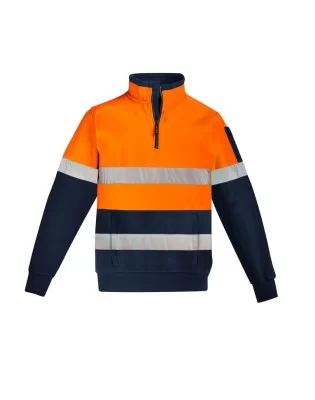 Unisex Hi Vis 1/4 Zip Pullover - Hoop Taped