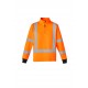 Unisex Hi Vis X Back Rail Jumper