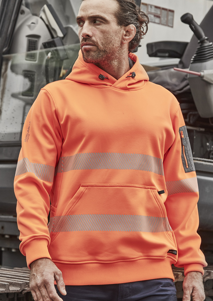 Unisex Streetworx Water Resistant Hoodie with Segmented Tape Unisex Streetworx Water Resistant Hoodie with Segmented Tape
