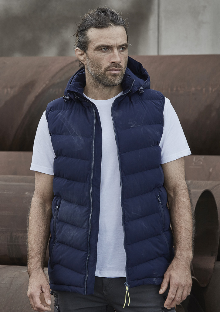 Unisex Streetworx Hooded Puffer Vest Unisex Streetworx Hooded Puffer Vest