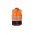 Unisex Hi Vis Softshell Vest - Orange/Navy