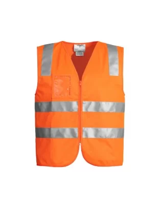 Unisex Hi Vis Zip Vest