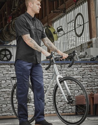 Mens Midweight Drill Cargo Pant (Stout)