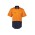Mens Hi Vis Short Sleeve Shirt - Orange/Navy