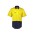 Mens Hi Vis Short Sleeve Shirt - Yellow/Navy