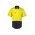 Mens Hi Vis Short Sleeve Shirt - Yellow/Navy