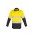 Mens Industrial Long Sleeve Shirt - Hoop Taped - Yellow/Charcoal