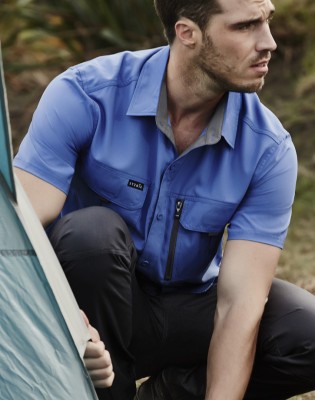 Mens Outdoor Short Sleeve Shirt