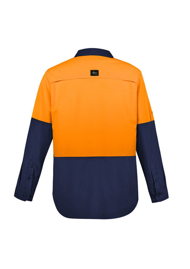 Mens Hi Vis Outdoor Long Sleeve Shirt