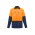 Mens Hi Vis Outdoor Long Sleeve Shirt - Orange/Navy