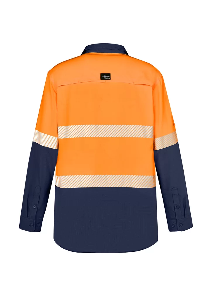 Mens Hi Vis Outdoor Segmented Tape Long Sleeve Shirt Mens Hi Vis Outdoor Segmented Tape Long Sleeve Shirt