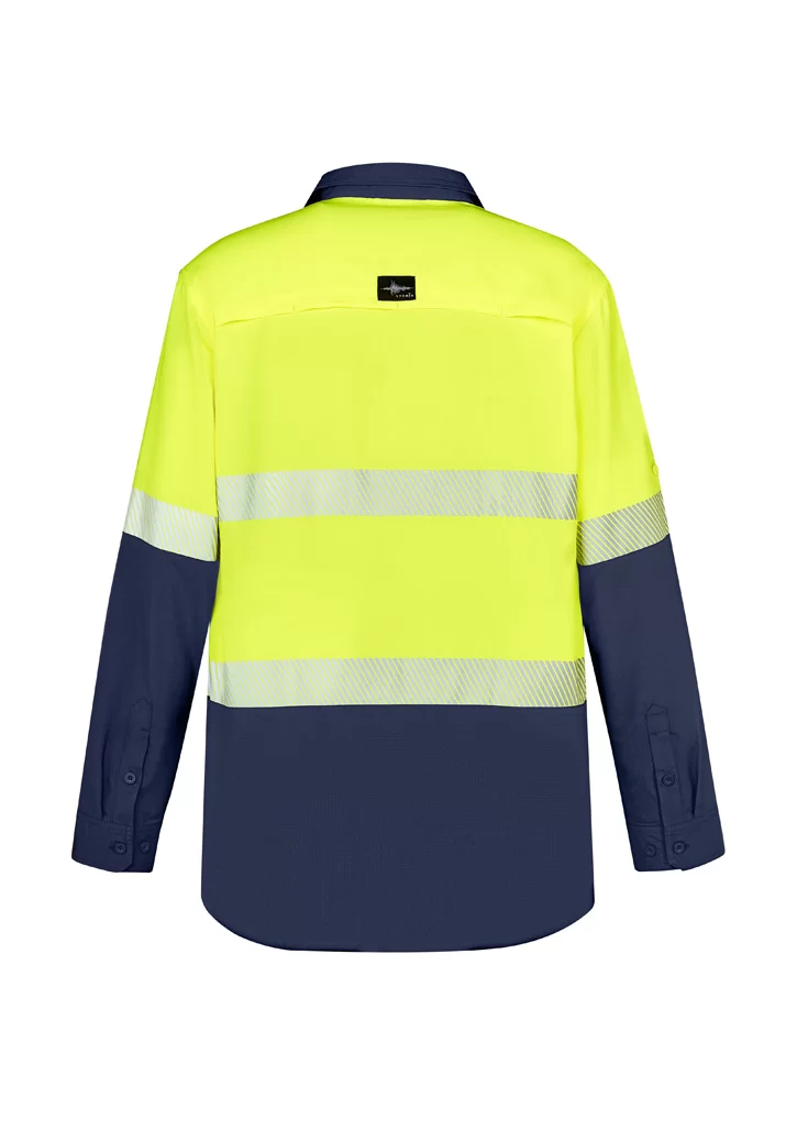 Mens Hi Vis Outdoor Segmented Tape Long Sleeve Shirt Mens Hi Vis Outdoor Segmented Tape Long Sleeve Shirt