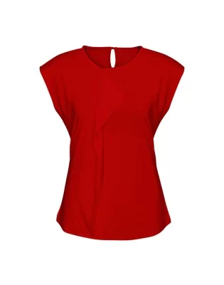 Ladies Mia Pleat Knit Top