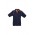 Mens Fusion Polo - Navy/Fluoro Orange
