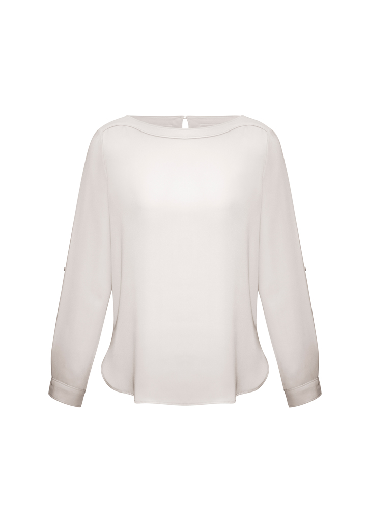 Ladies Madison Boatneck Blouse