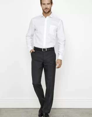Mens Classic Flat Front Pant