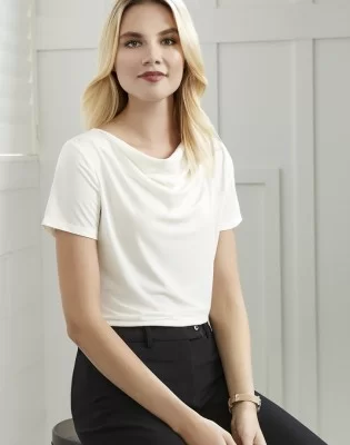 Ladies Ava Drape Knit Top