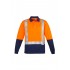 Mens Hi Vis Spliced Long Sleeve Polo - Shoulder Taped