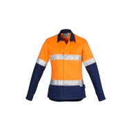 Womens Industrial Long Sleeve Shirt - Hoop Taped