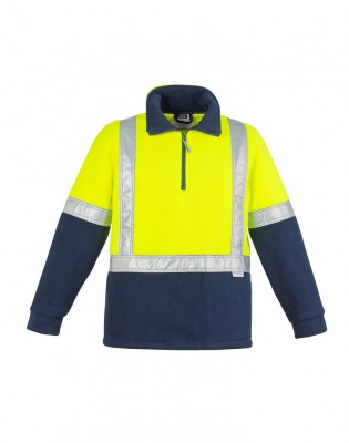 Unisex Hi Vis Polar Fleece Pullover - Shoulder Taped