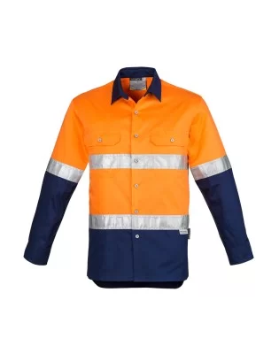 Mens Industrial Long Sleeve Shirt - Hoop Taped
